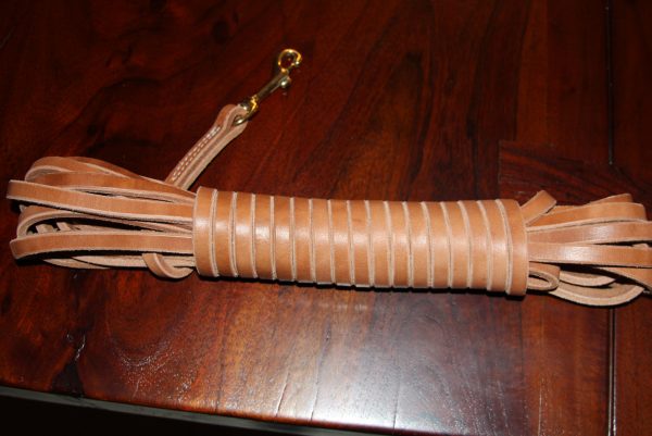 1/2" x 30' Leather Tracking Line-568