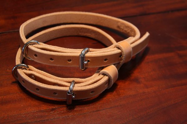 3/4'' Wide Leather collars-0
