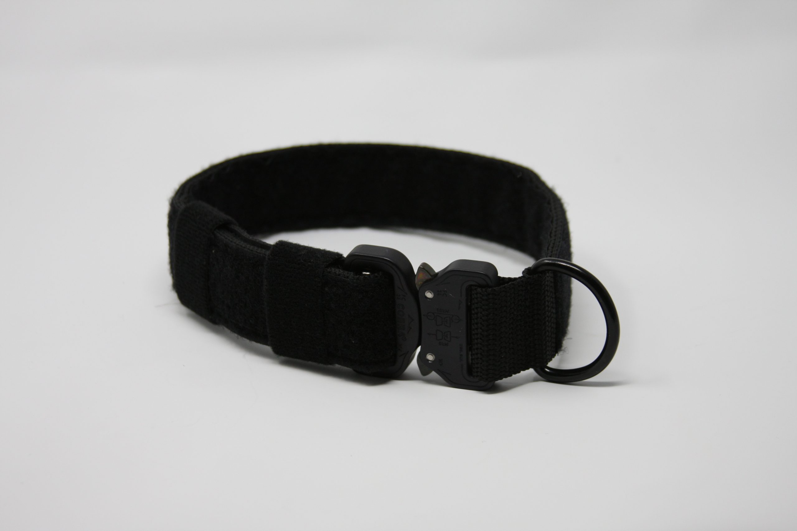 2” Black Nylon Id Collar w/metal buckle – Blackthorn K9